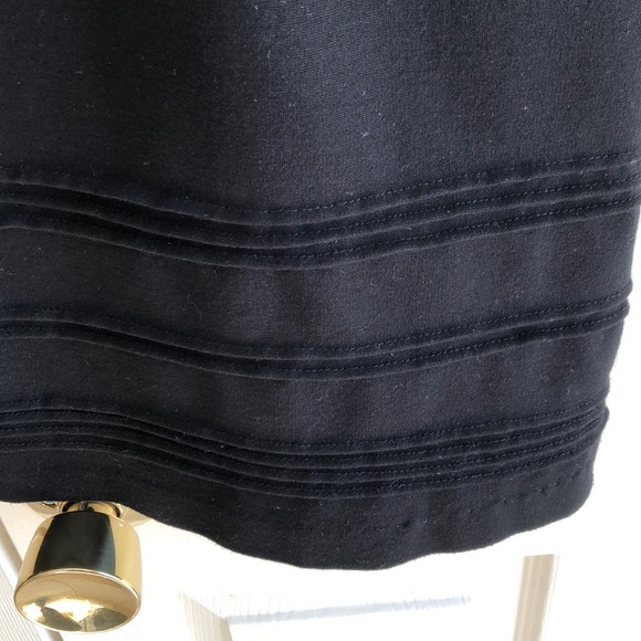 Ladies black knit dress Talbots size 12 - Picture 2 of 4